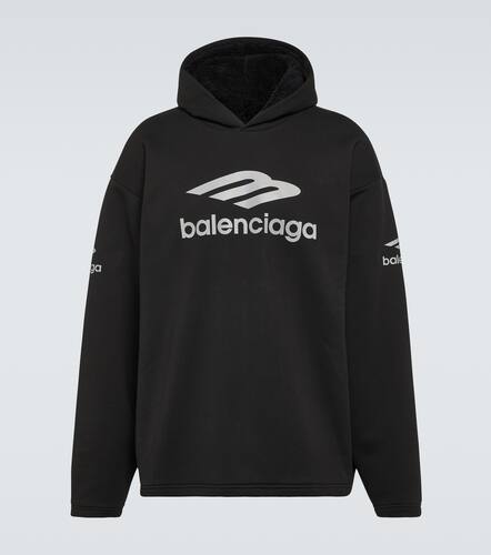 B Sports Icon cotton fleece hoodie - Balenciaga - Modalova