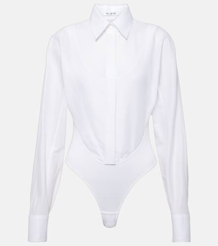 AlaÃ¯a Cotton bodysuit - Alaia - Modalova