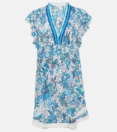 Sasha floral ruffled minidress - Poupette St Barth - Modalova