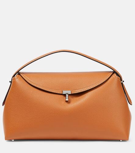 T-Lock Medium leather tote bag - Toteme - Modalova