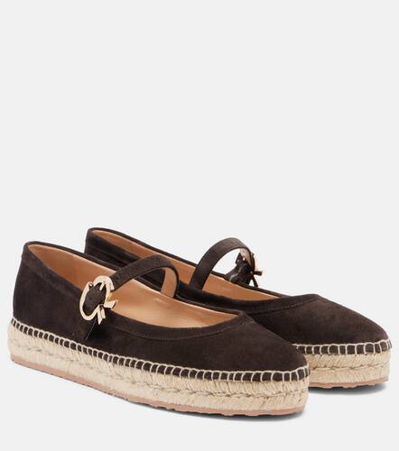 Elda suede espadrilles Mary Jane flats - Gianvito Rossi - Modalova