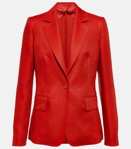 Alpaca single-breasted linen blazer - Max Mara - Modalova