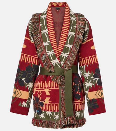 Hibiscus Bloom virgin wool cardigan - Alanui - Modalova