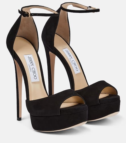 Sandales Max 150  plateau en daim - Jimmy Choo - Modalova