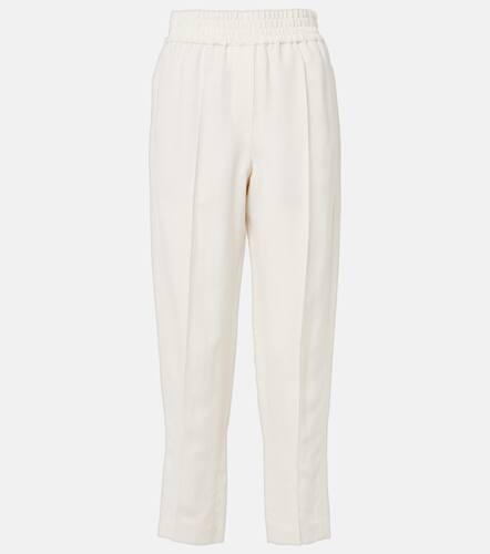Twill tapered pants - Brunello Cucinelli - Modalova