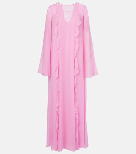 Smirne floral-applique georgette maxi dress - Max Mara - Modalova