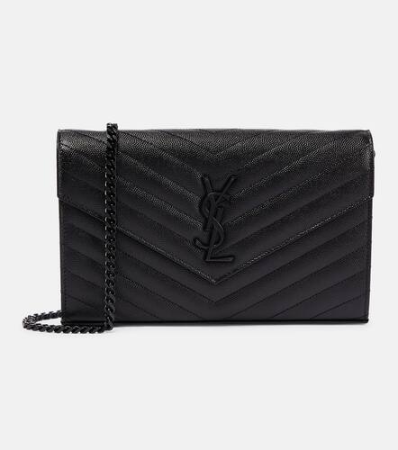 Cassandre matelasse leather wallet on chain - Saint Laurent - Modalova