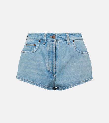 Prada Shorts di jeans a vita alta - Prada - Modalova