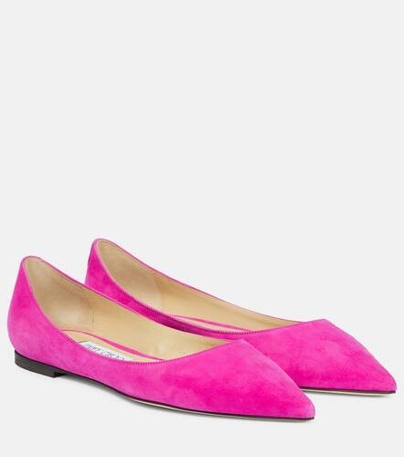 Jimmy Choo Ballerines Love en daim - Jimmy Choo - Modalova