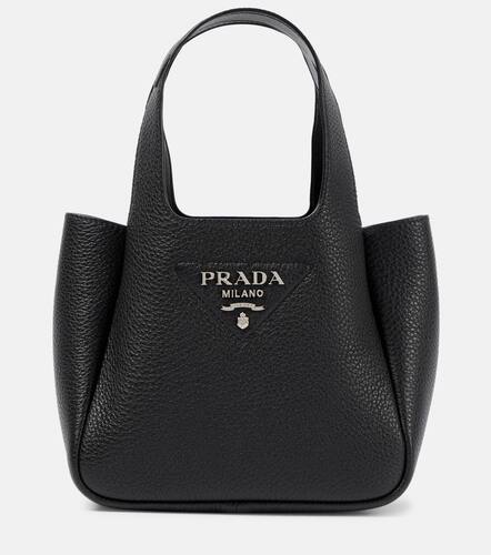 Prada Flou Small leather tote bag - Prada - Modalova