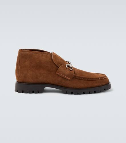 Gucci Bottines Horsebit en daim - Gucci - Modalova