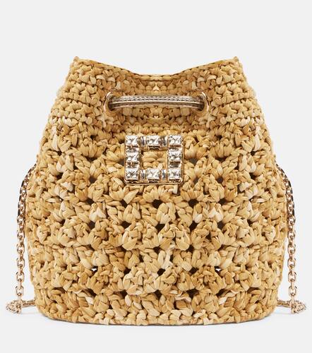 Tres Vivier raffia-effect bucket bag - Roger Vivier - Modalova