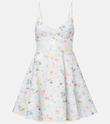 Vestido corto Lucky de lino floral - Zimmermann - Modalova