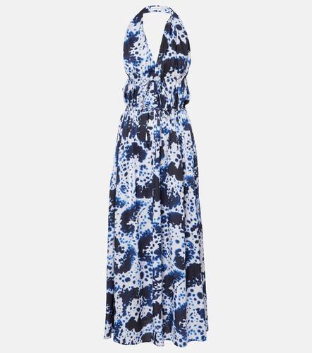 Printed halterneck maxi dress - Dries Van Noten - Modalova