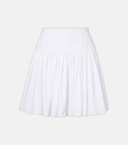 Pleated cotton poplin miniskirt - Dolce&Gabbana - Modalova