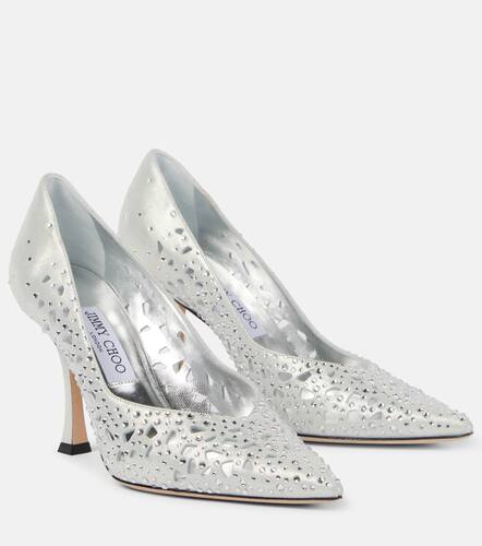 Escarpins Ziri 90 en daim  ornements - Jimmy Choo - Modalova