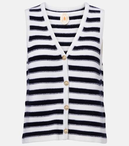 Striped cashmere sweater vest - Jardin des Orangers - Modalova