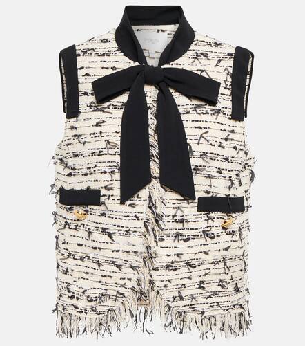 Fringed tweed jacket - Giambattista Valli - Modalova