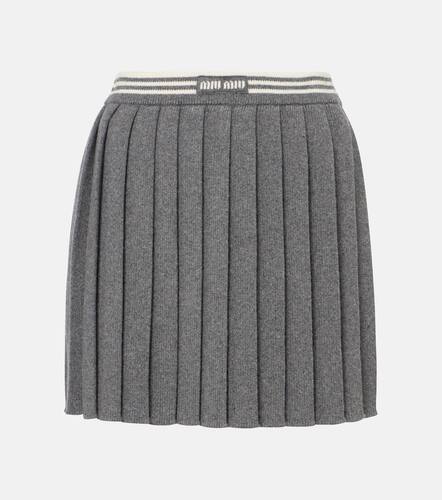 Miu Miu Cashmere and wool miniskirt - Miu Miu - Modalova