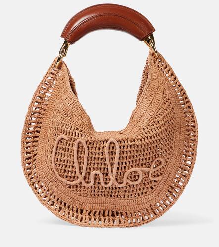 Summer Banana raffia-effect shoulder bag - Chloe - Modalova