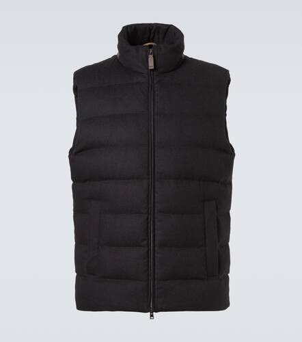 Veste doudoune sans manches en soie et cachemire - Herno - Modalova