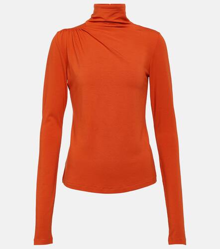 Lou gathered jersey turtleneck top - Marant Etoile - Modalova