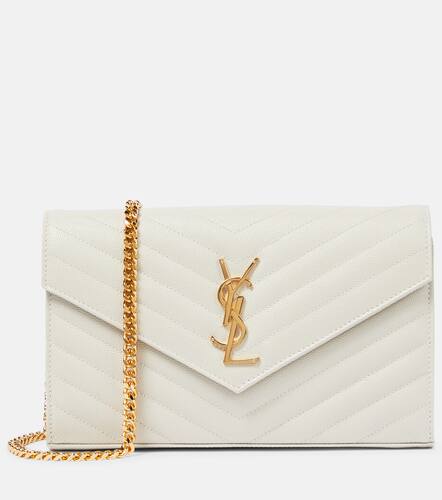 Cassandre matelasse leather wallet on chain - Saint Laurent - Modalova