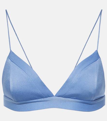 Triangle satin crepe bra top - Alex Perry - Modalova