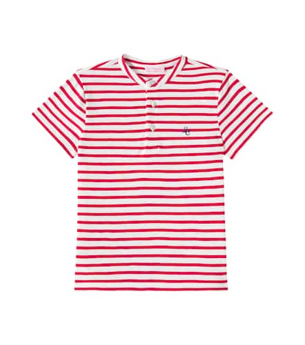 Alcon striped cotton polo shirt - La Coqueta - Modalova