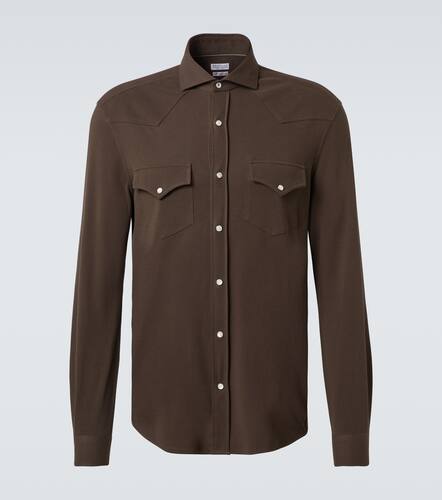 Cotton western shirt - Brunello Cucinelli - Modalova