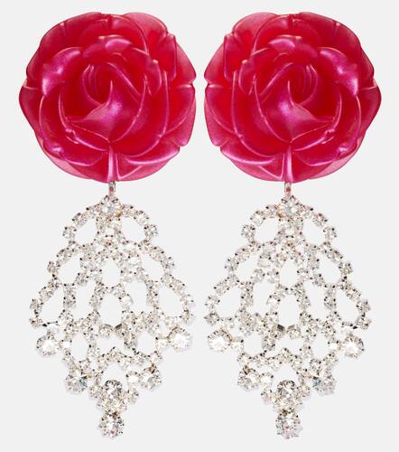 Crystal-embellished drop earrings - Magda Butrym - Modalova