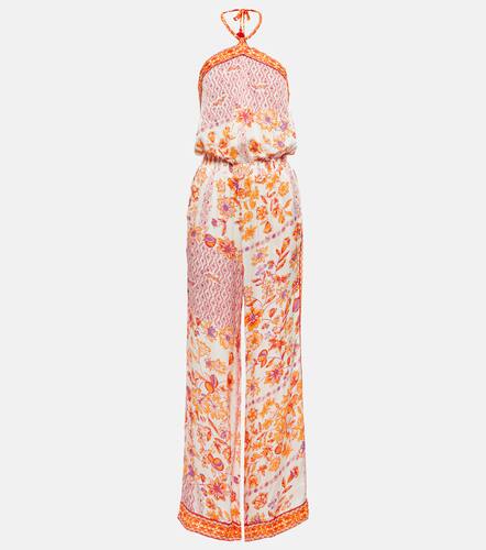 Isabelle printed halterneck jumpsuit - Poupette St Barth - Modalova