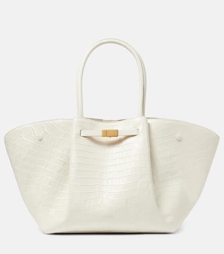 New York croc-effect leather tote bag - DeMellier - Modalova