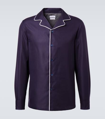 Cotton pajama shirt - Brunello Cucinelli - Modalova
