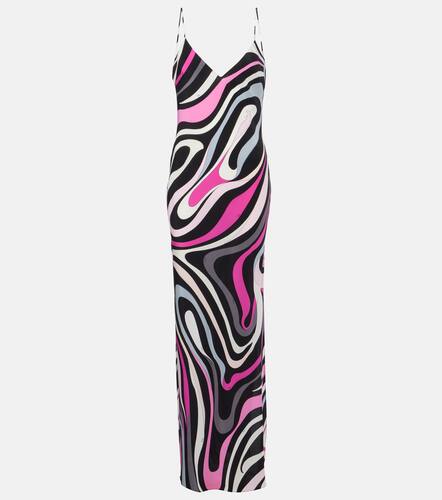 Marmo crepe de chine slip dress - Pucci - Modalova