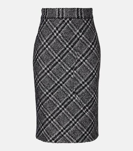 Checked wool-blend miniskirt - Dolce&Gabbana - Modalova