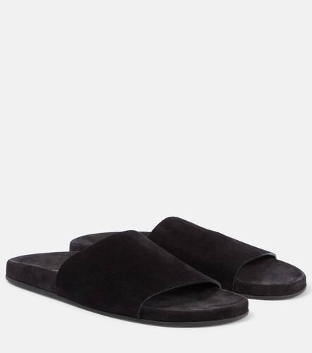 The Row Hugh suede slides - The Row - Modalova