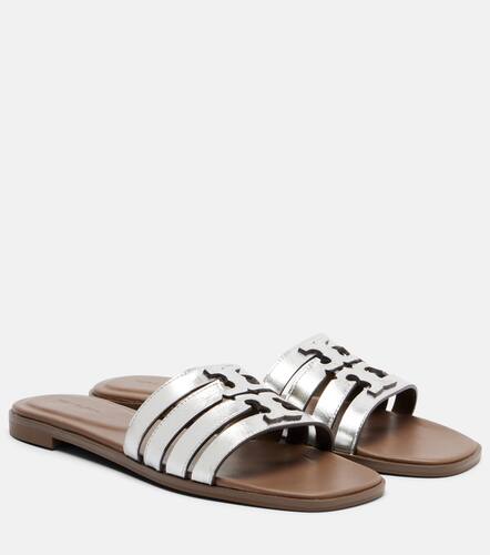 Tory Burch Metallic leather slides - Tory Burch - Modalova