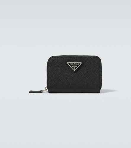 Porte-monnaie en cuir Saffiano  logo - Prada - Modalova