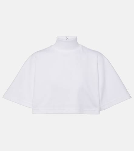 Alaïa Top de cuello alto de algodón - Alaia - Modalova