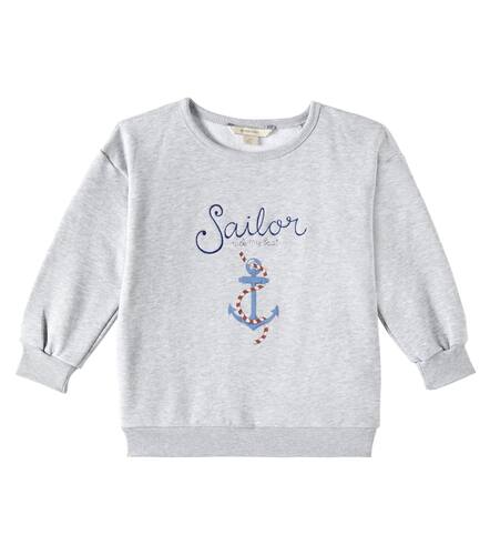 Lou embroidered cotton-blend sweatshirt - Konges Slojd - Modalova
