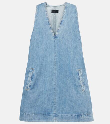 For All Mankind Denim minidress - 7 For All Mankind - Modalova