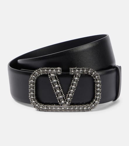 VLogo Signature reversible leather belt - Valentino Garavani - Modalova