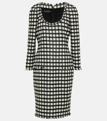 Wool-blend tweed midi dress - Oscar de la Renta - Modalova