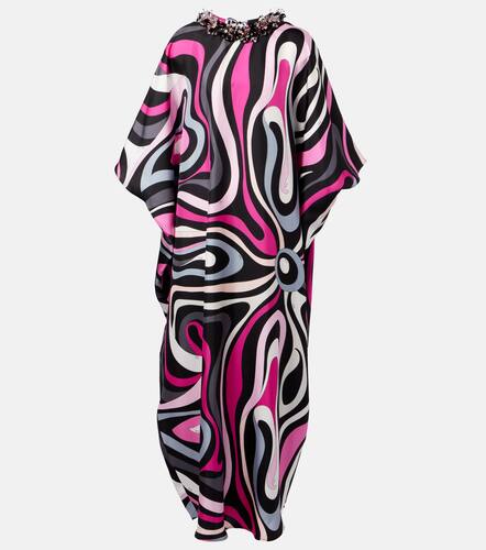 Pucci Marmo silk twill kaftan - Pucci - Modalova