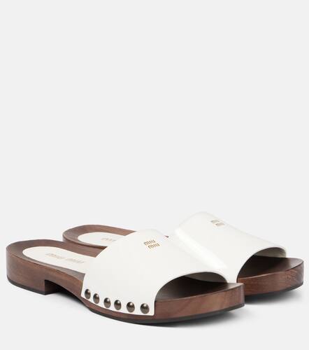 Miu Miu Patent leather clogs - Miu Miu - Modalova