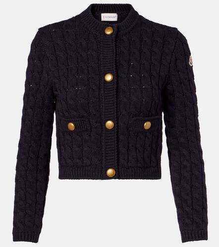 Moncler Cardigan en coton mlang - Moncler - Modalova
