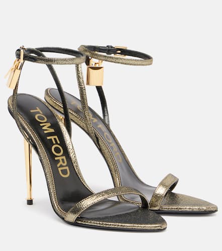 Padlock 105 metallic sandals - Tom Ford - Modalova