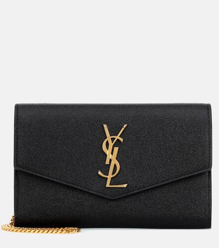 Uptown leather wallet on chain - Saint Laurent - Modalova