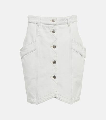 Sabel high-rise denim miniskirt - Marant Etoile - Modalova